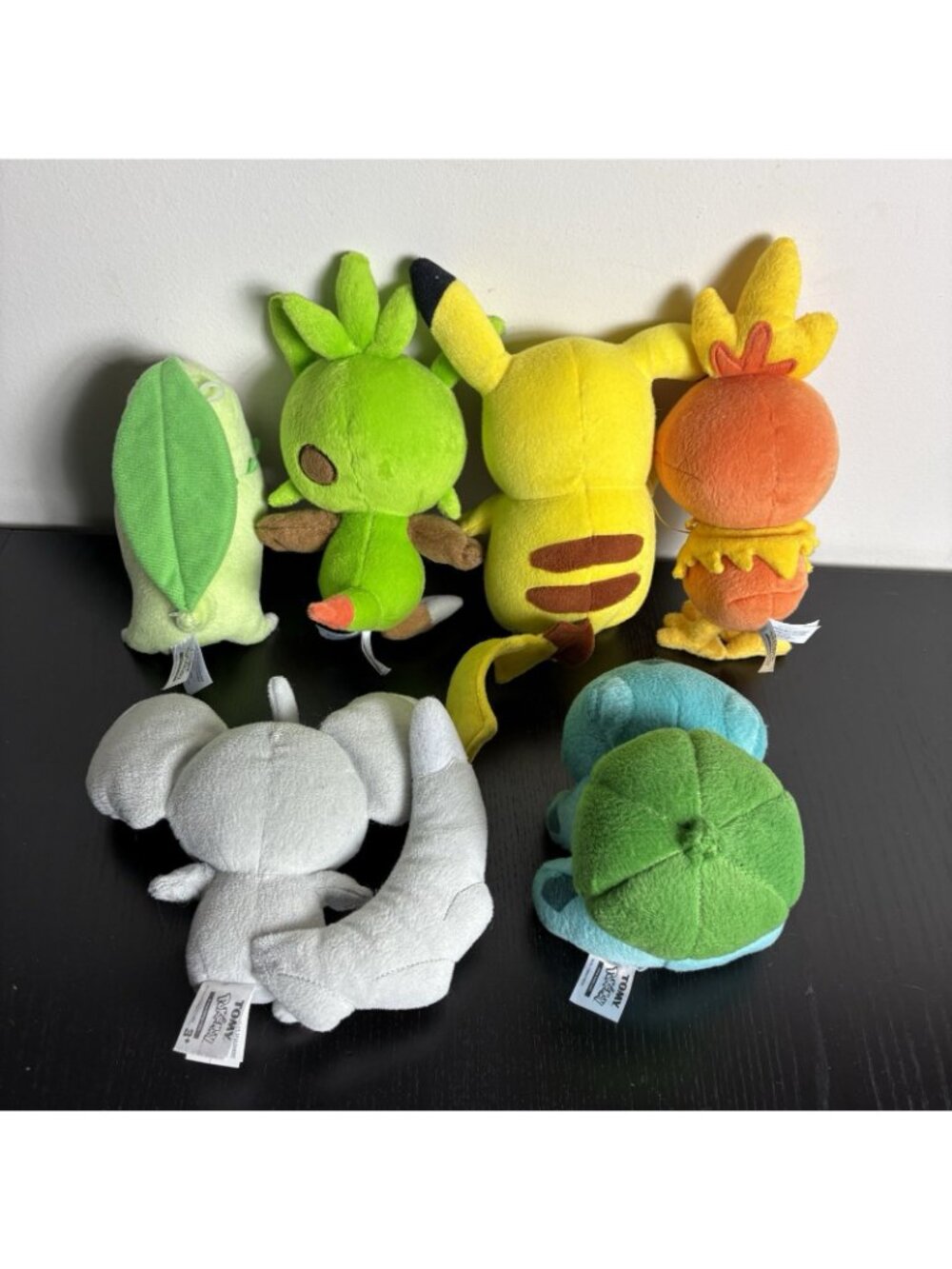 Tomy POKEMON Plush Lot 2012/2013 Bulbasaur Chikorita Chespin Torchic Pikachu ++ - Picture 9 of 11
